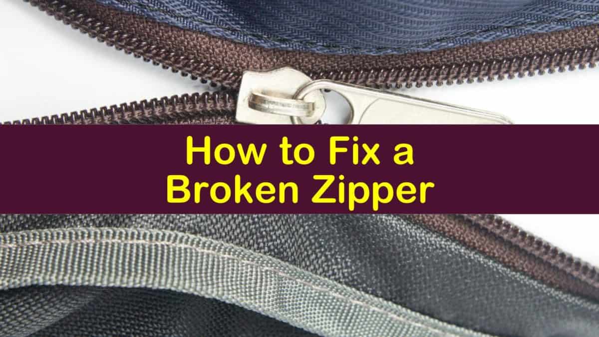 How to Fix a Broken Zipper